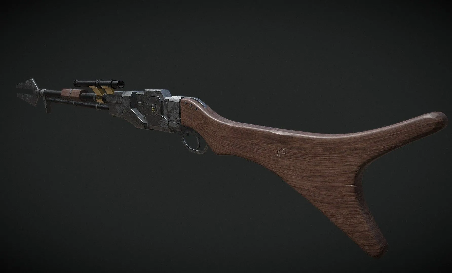 PBR Game 3D Models – Amban Phase Pulse Blaster Rifle Fan Art