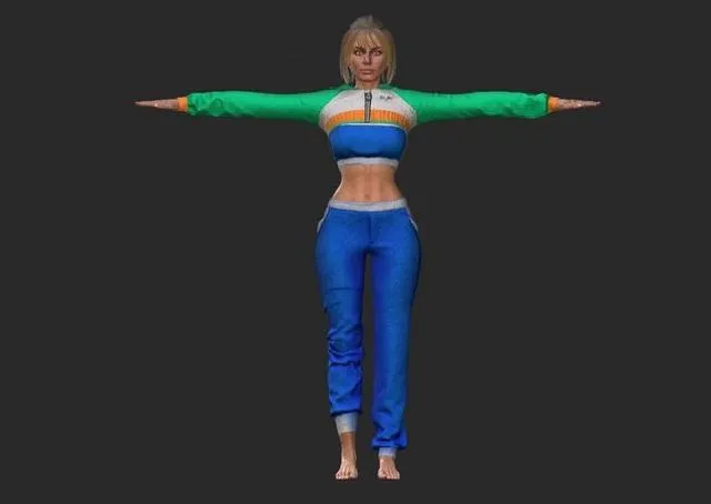 PBR Game 3D Models – Ana – Female Character