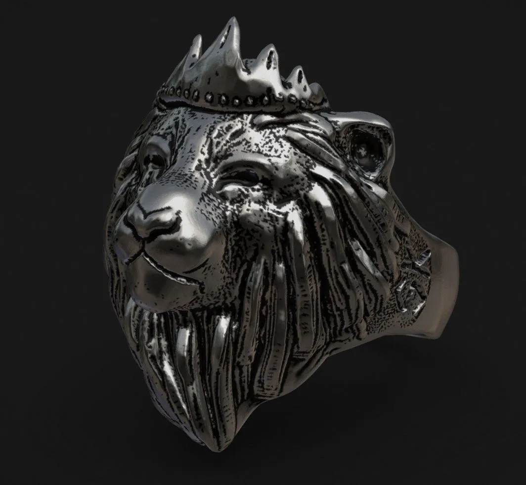 PBR Game 3D Models – Anel Lion