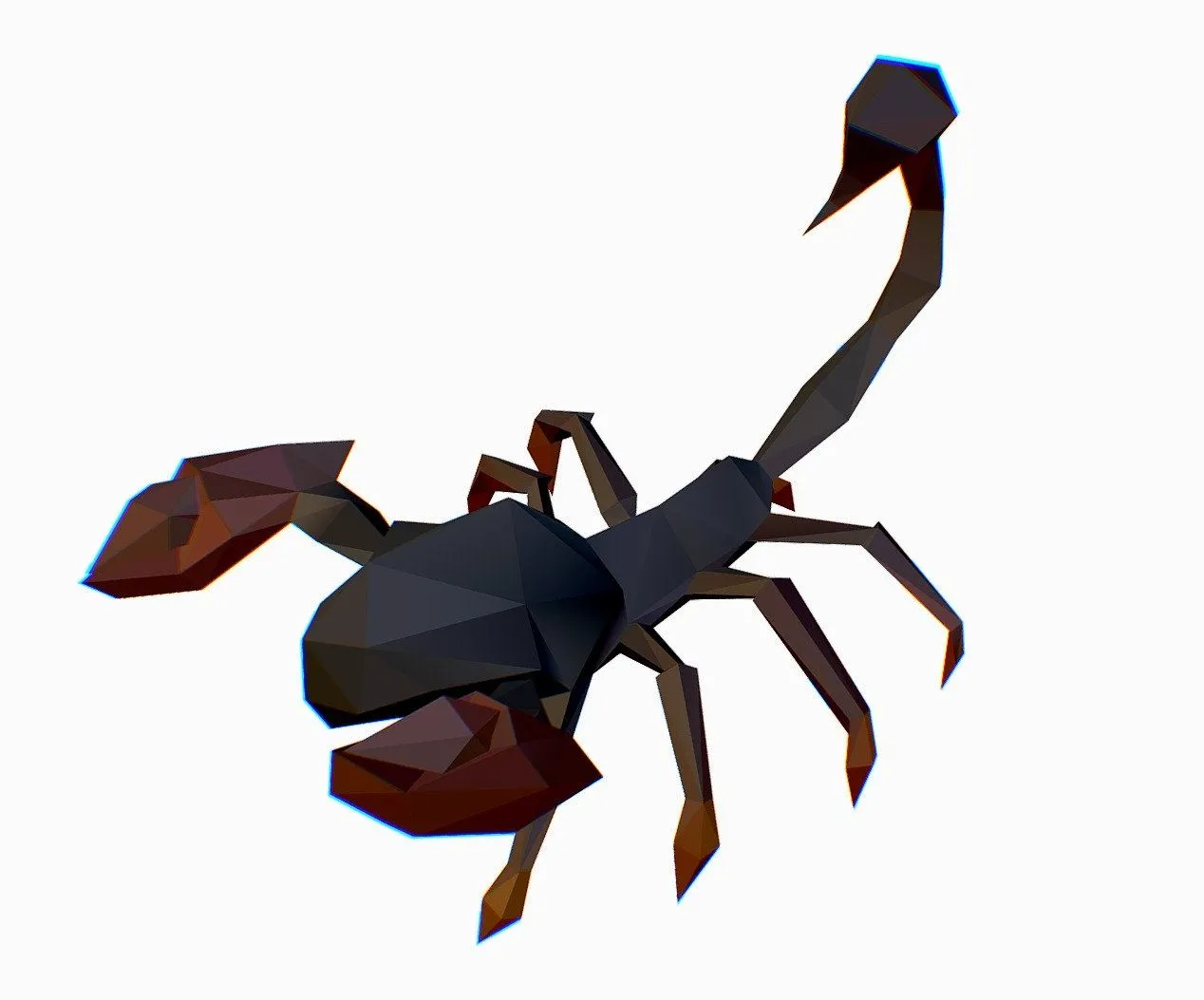 PBR Game 3D Models – Animated Scorpion Lowpoly Art Style