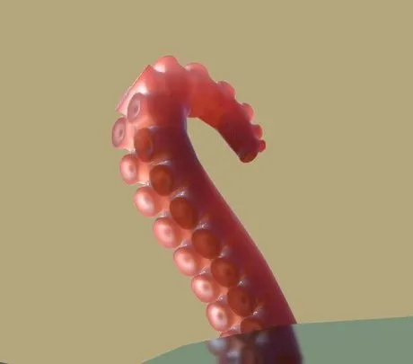PBR Game 3D Models – Animated Tentacle