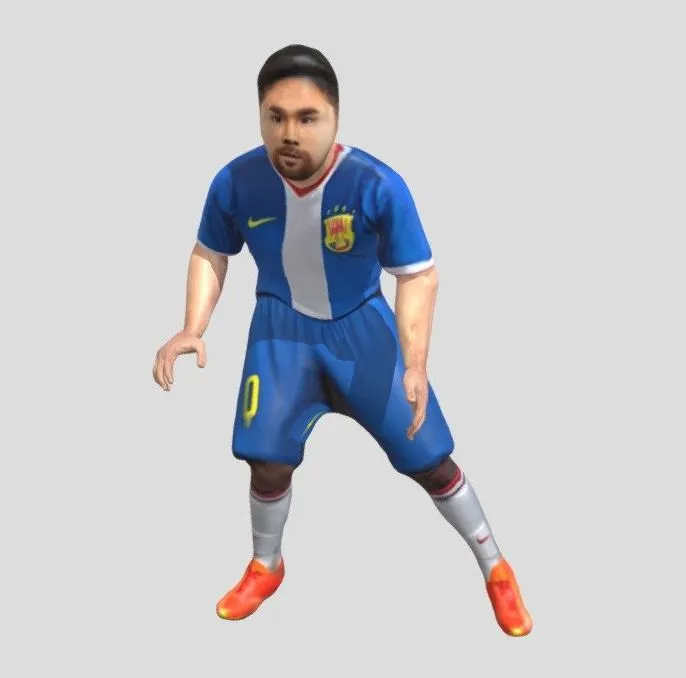 PBR Game 3D Models – Animation Comb Goalkeeper