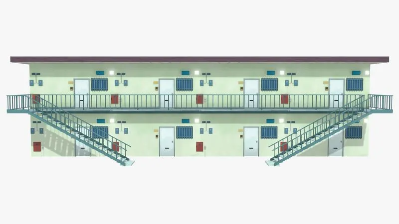 PBR Game 3D Models – Anime Apartment Tokyo