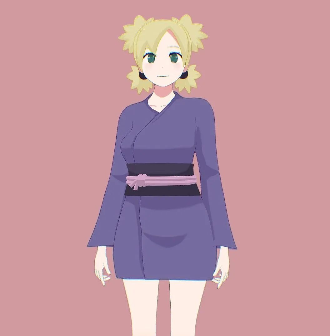 PBR Game 3D Models – Anime Girl