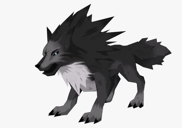 PBR Game 3D Models – Anime Wolf