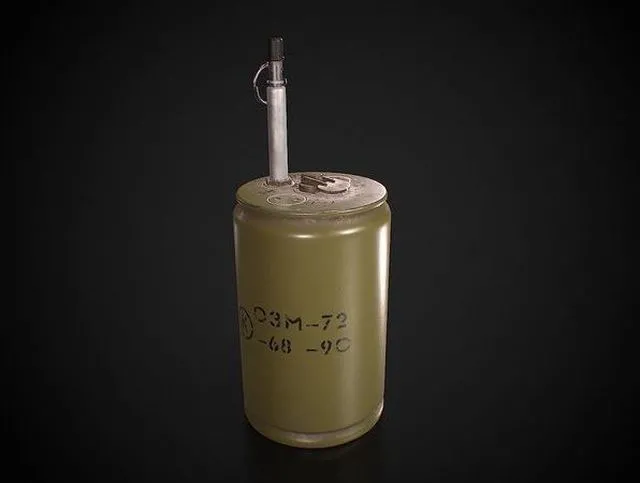 PBR Game 3D Models – Anti-personnel bouncing mine OZM-72