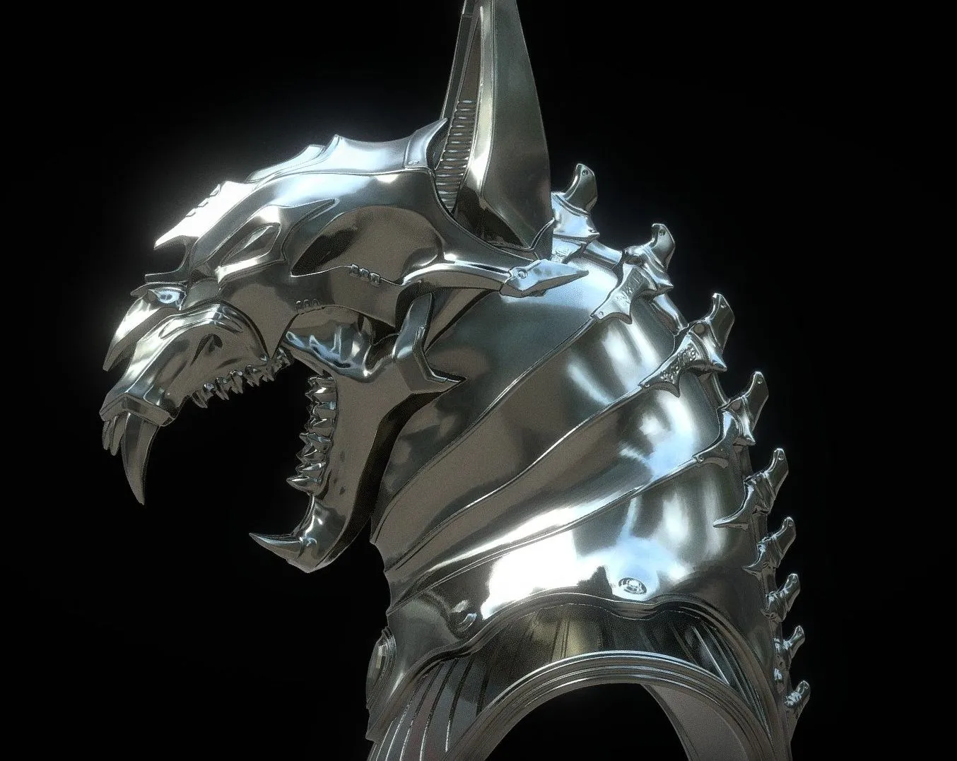 PBR Game 3D Models – Anubis Helmet 3D Printing