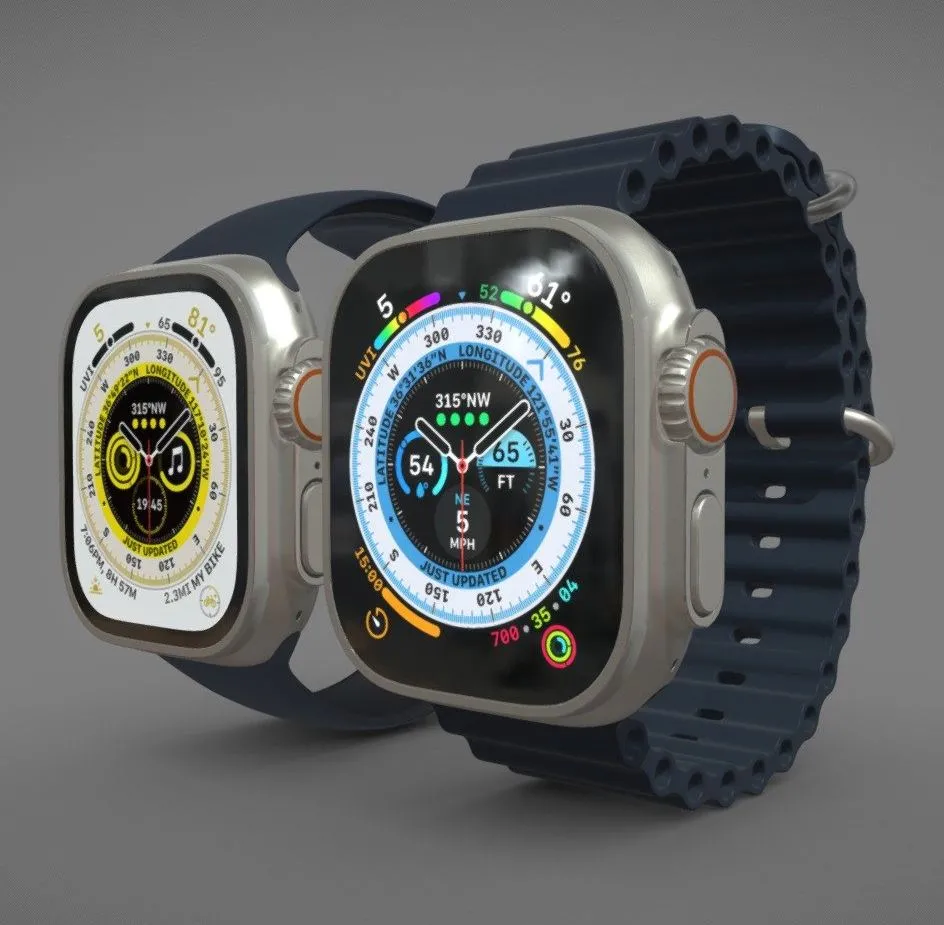 PBR Game 3D Models – Apple Watch Ultra