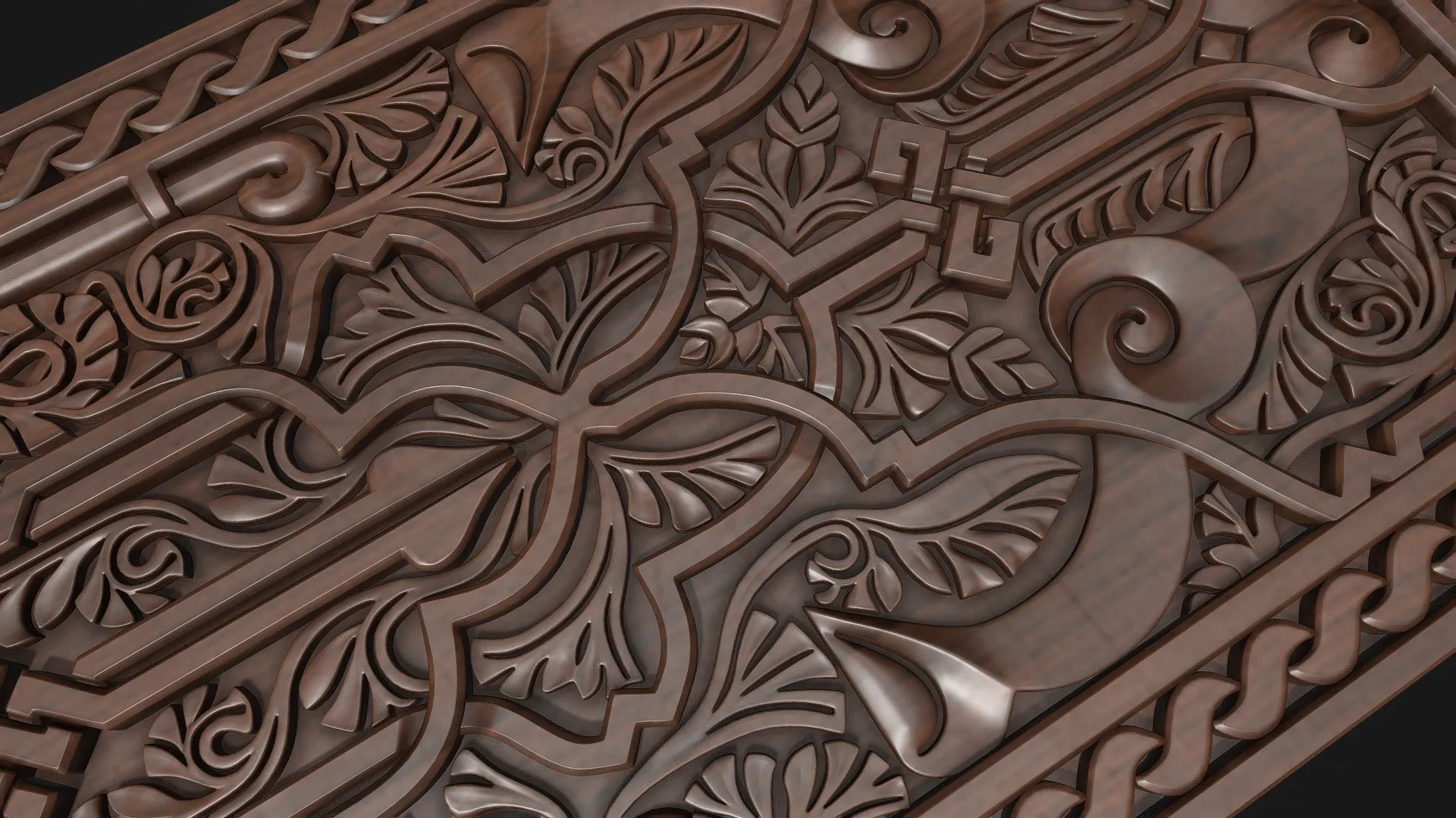 PBR Game 3D Models – Arabic Ornament