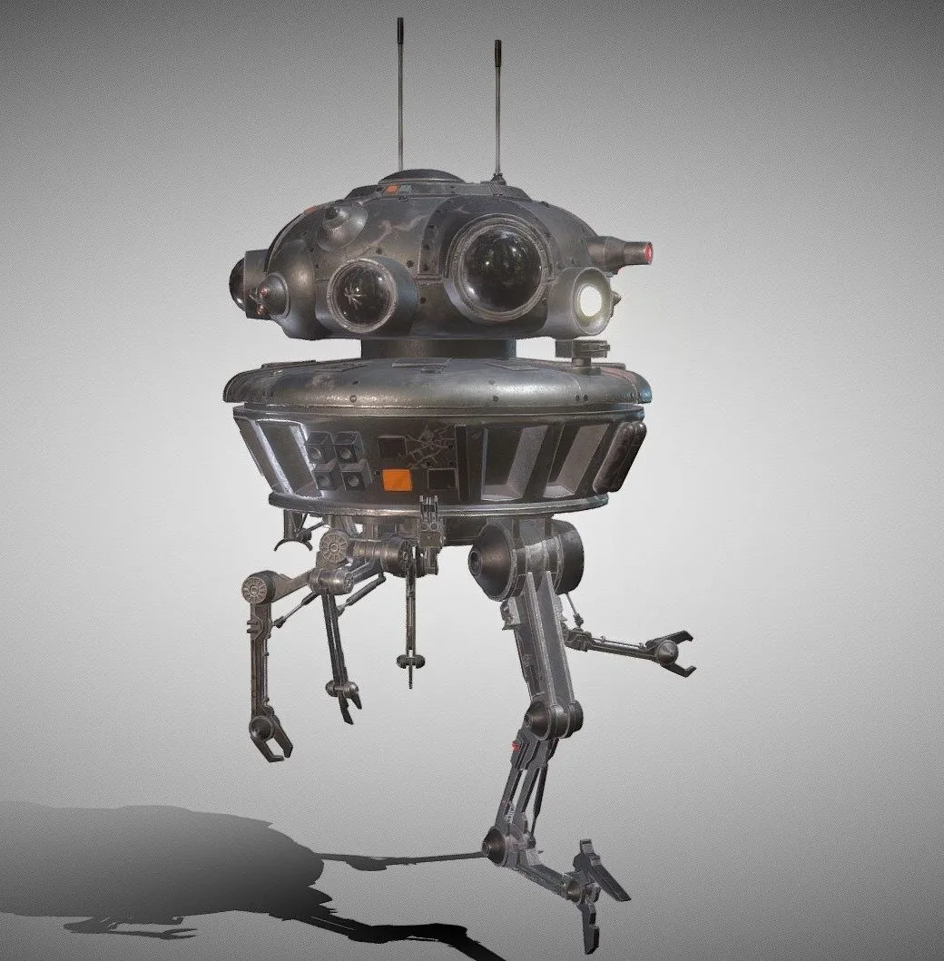 PBR Game 3D Models – Arakyd Viper Probe Droid