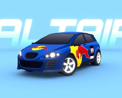 PBR Game 3D Models – ARCADE Altair Rally Car