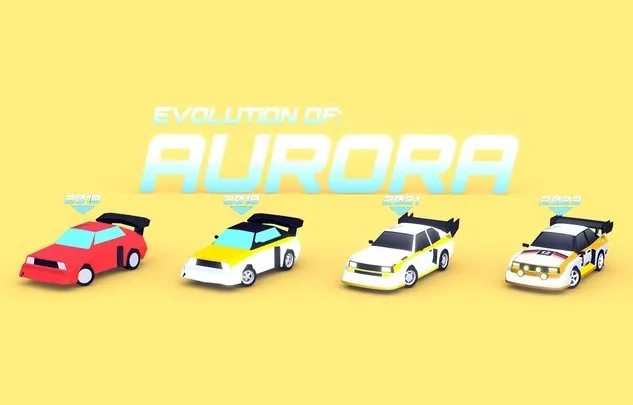 PBR Game 3D Models – ARCADE Aurora Rally Car