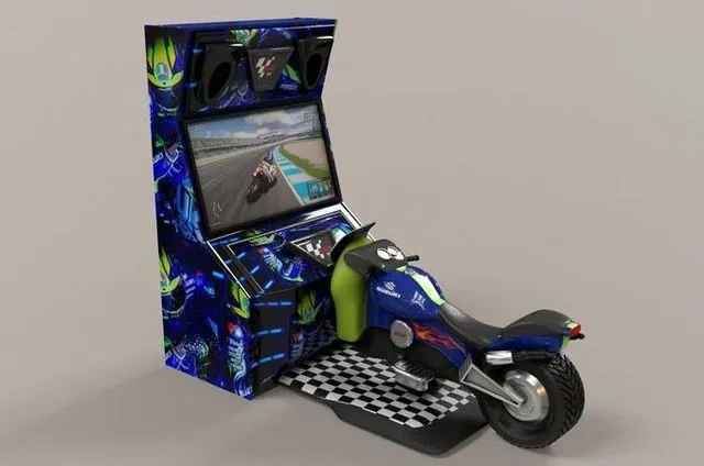 PBR Game 3D Models – Arcade Coin Operated Bike