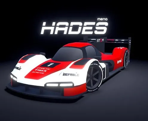 PBR Game 3D Models – ARCADE Hades Racing Car