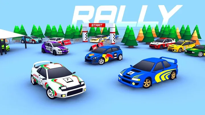 PBR Game 3D Models – ARCADE Rally Cars