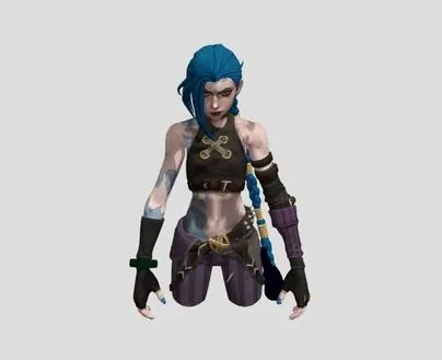PBR Game 3D Models – Arcane   Jinx