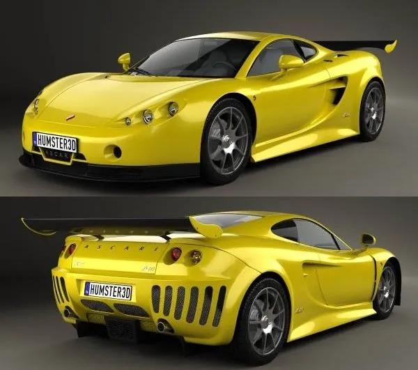 PBR Game 3D Models – Ascari A10 2006