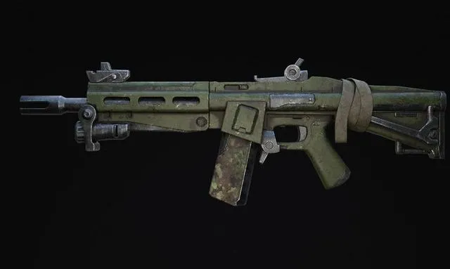 PBR Game 3D Models – Assault Rifle Sci-Fi Post Apocalypse
