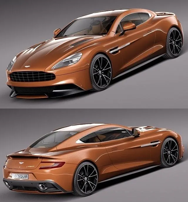 PBR Game 3D Models – Aston Martin 2013 AM 310 Vanquish