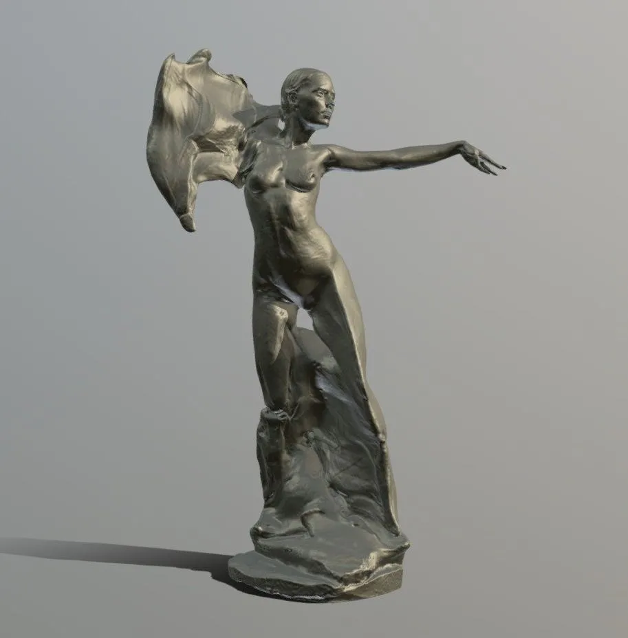 PBR Game 3D Models – Athena Small Bronze003