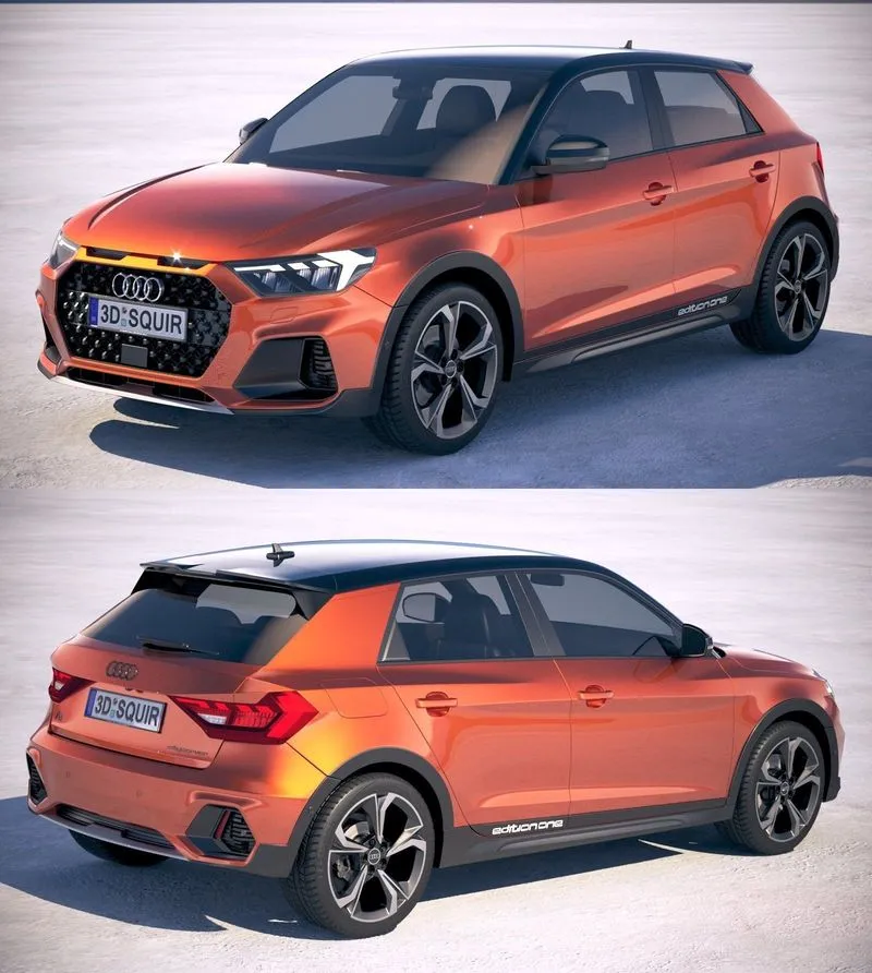 PBR Game 3D Models – Audi A1 Citycarver 2020