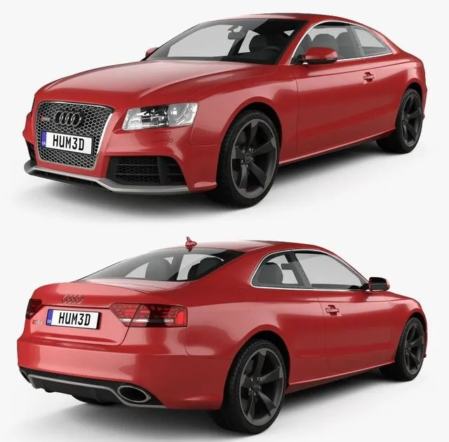 PBR Game 3D Models – Audi RS5 2011