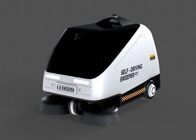 PBR Game 3D Models – Autonomous Robot Sweeper