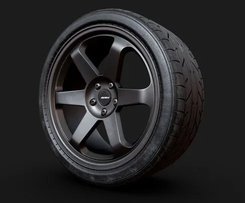 PBR Game 3D Models – AVID1 AV6 & Generic Tire
