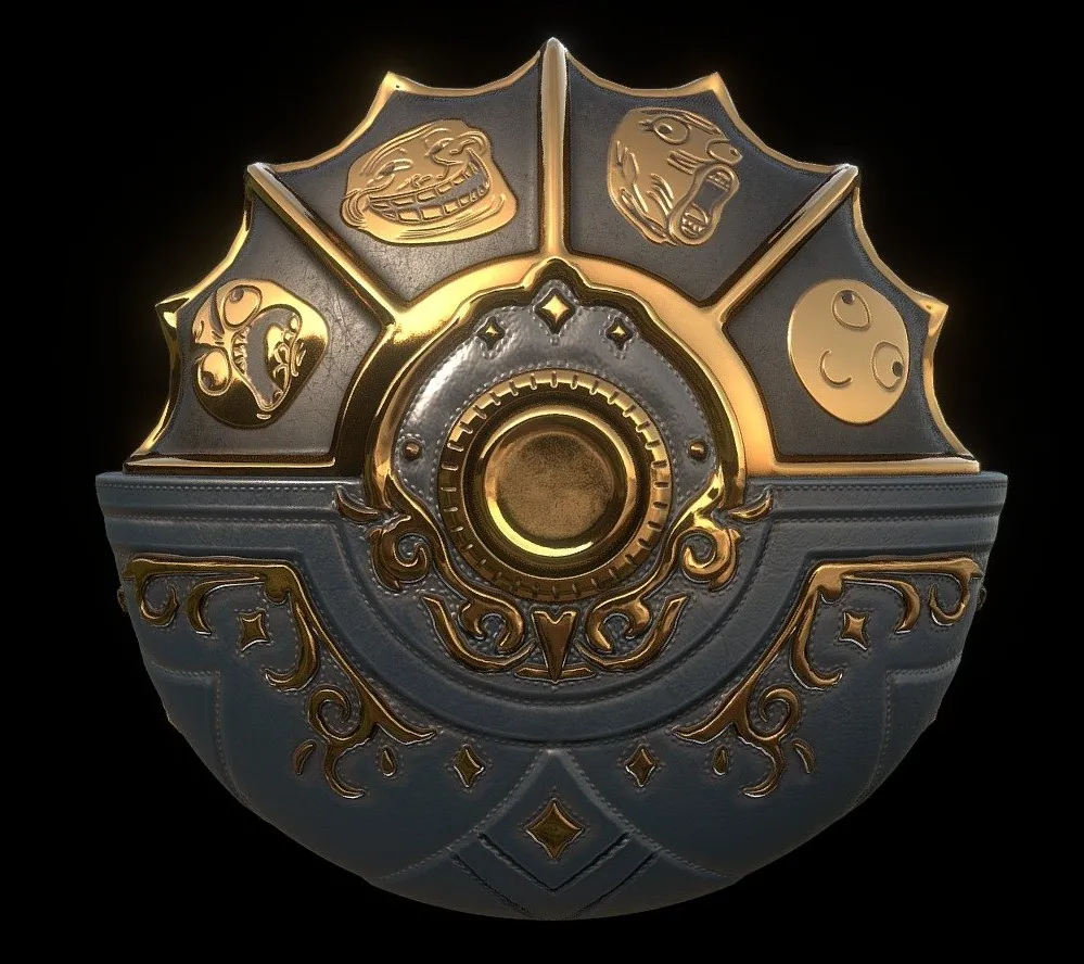 PBR Game 3D Models – Badge Box