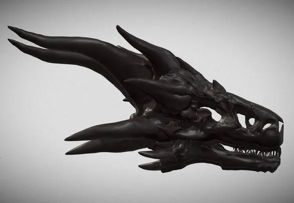 PBR Game 3D Models – Balerion The Black Dread