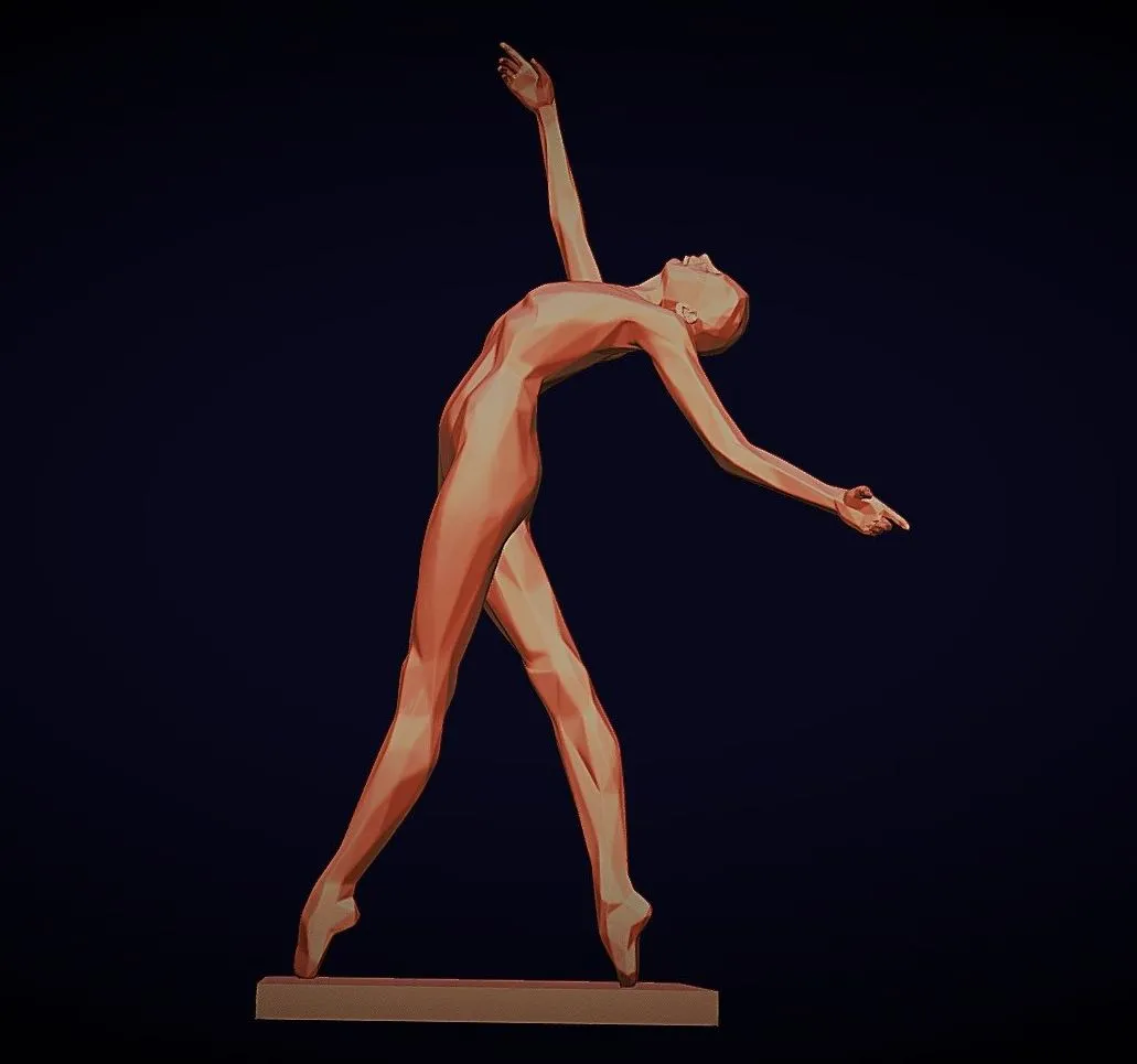 PBR Game 3D Models – Ballerina