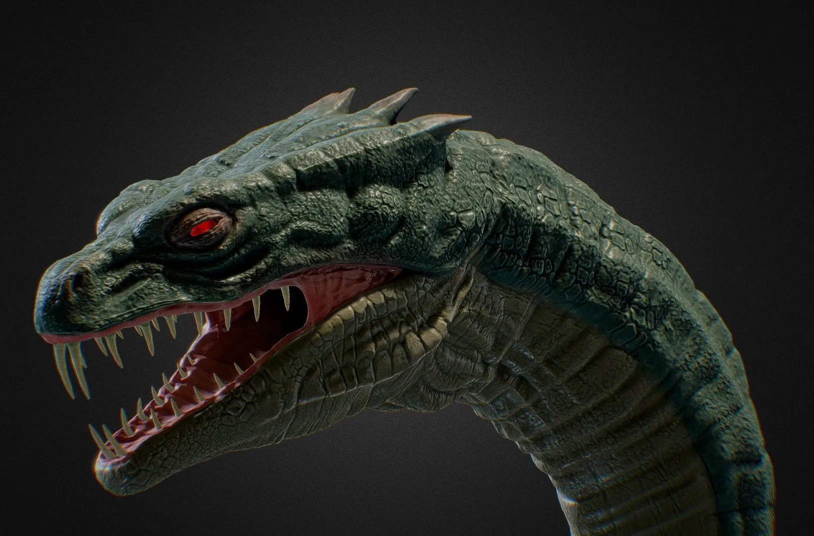 PBR Game 3D Models – Basilisk Hp Chamber Of Secrets