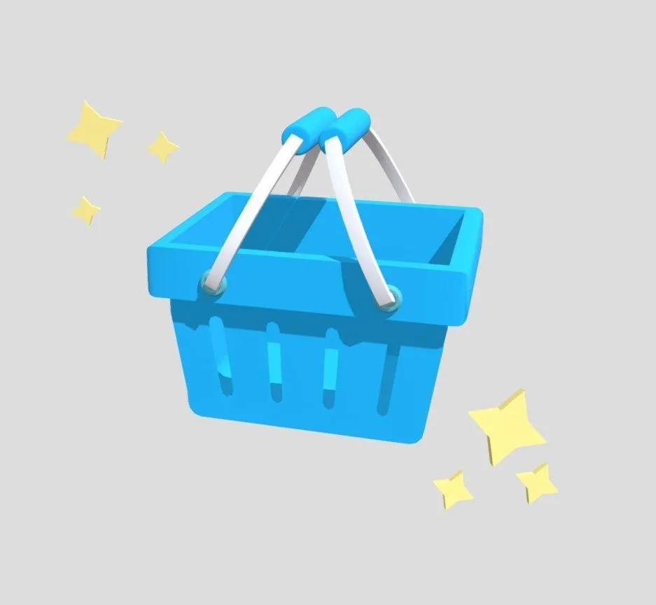 PBR Game 3D Models – Basket