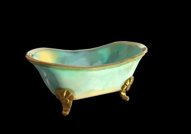 PBR Game 3D Models – Bathtub Stylized
