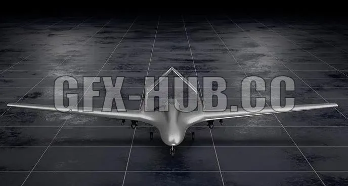 PBR Game 3D Models – Bayraktar TB2