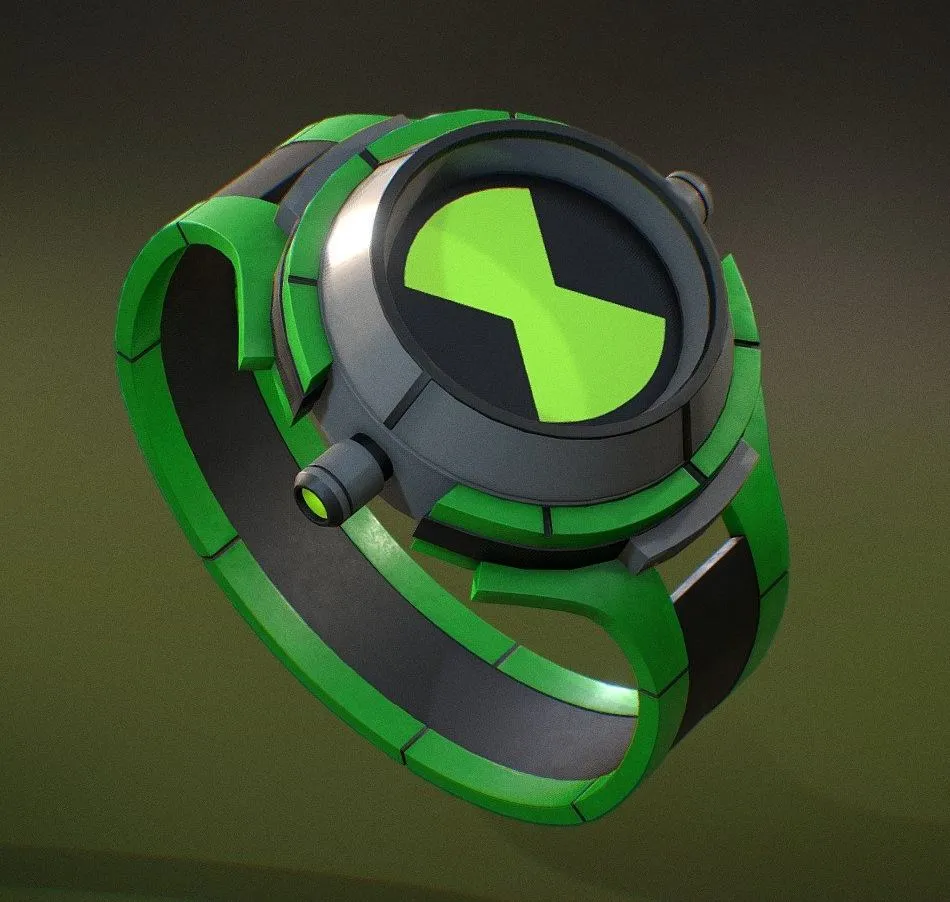 PBR Game 3D Models – Ben10 Omnitrix Watch Alien Force