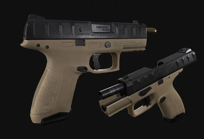 PBR Game 3D Models – Beretta APX Centurion