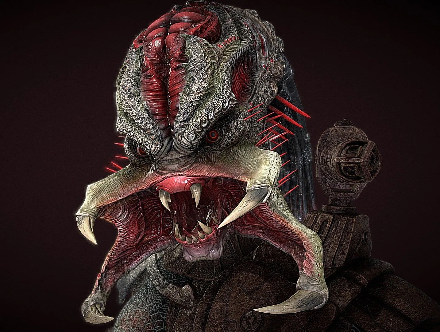 PBR Game 3D Models – Berserker Predator