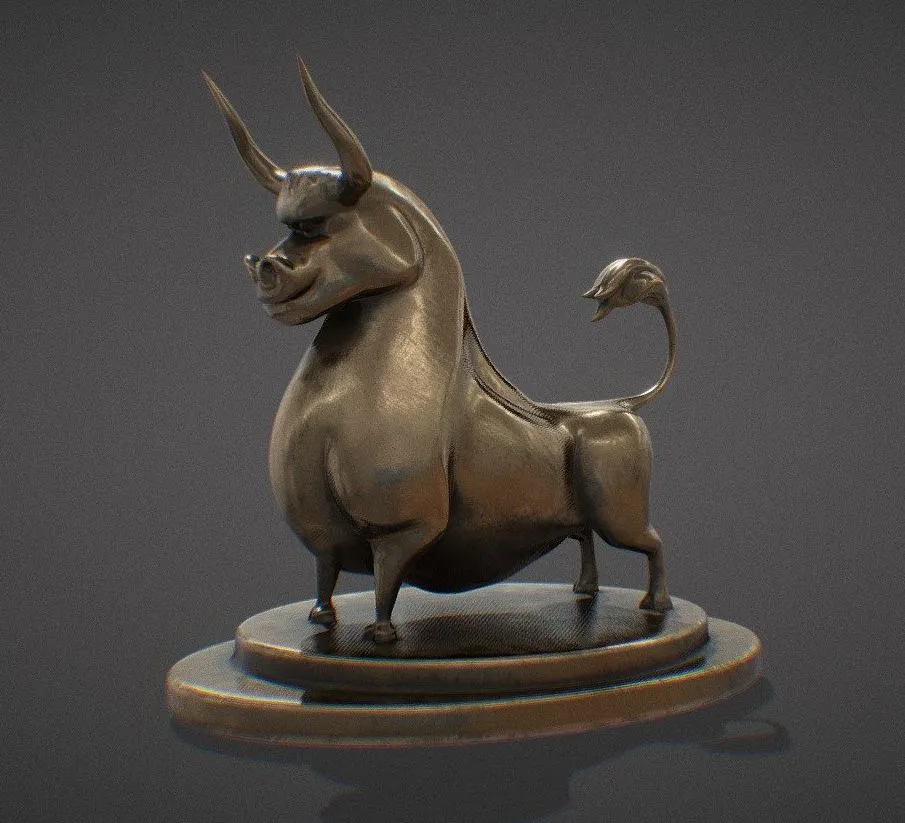 PBR Game 3D Models – Big Ox