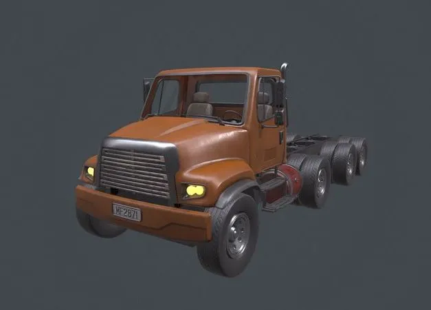 PBR Game 3D Models – Big truck