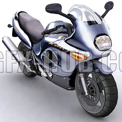 PBR Game 3D Models – BIke Suzuki Katana