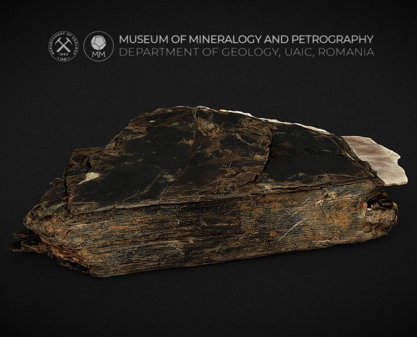 PBR Game 3D Models – Biotite Book With Few Muscovite Pages