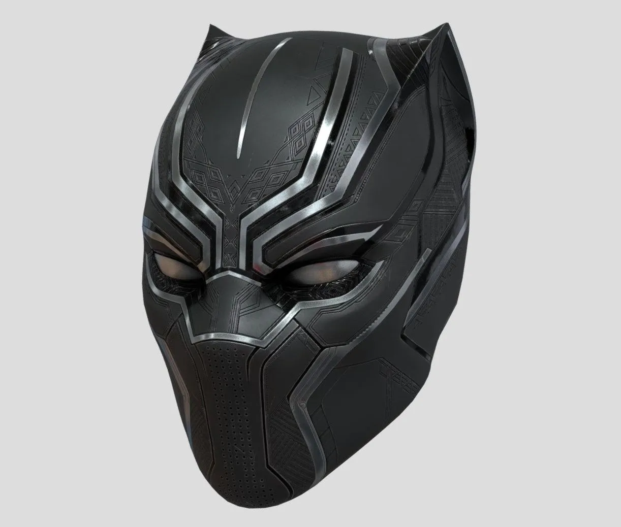 PBR Game 3D Models – Black Panther Mask