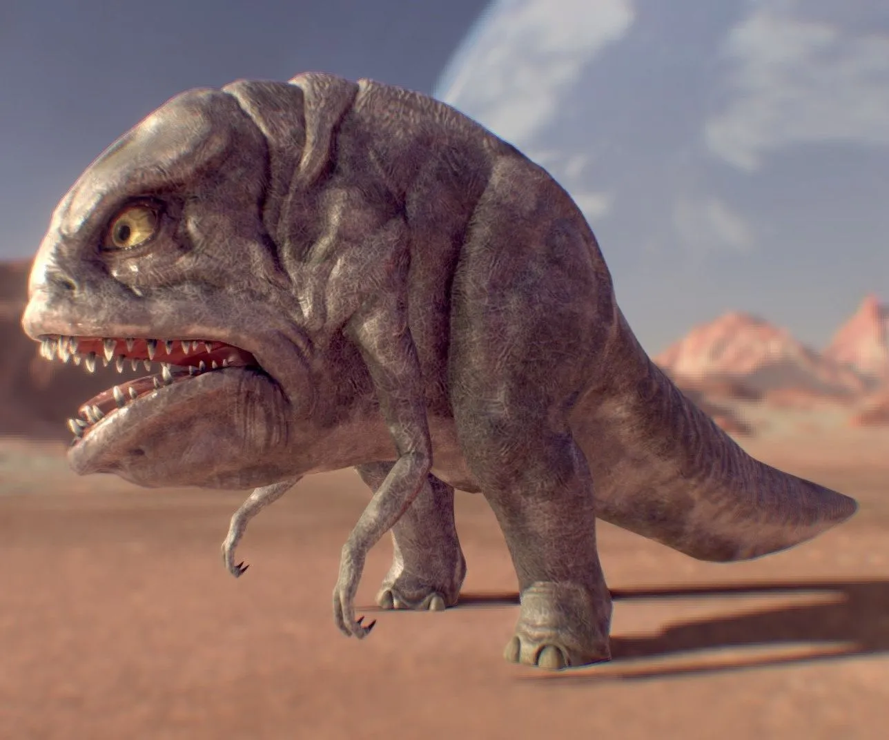 PBR Game 3D Models – Blurrg From The Mandalorian