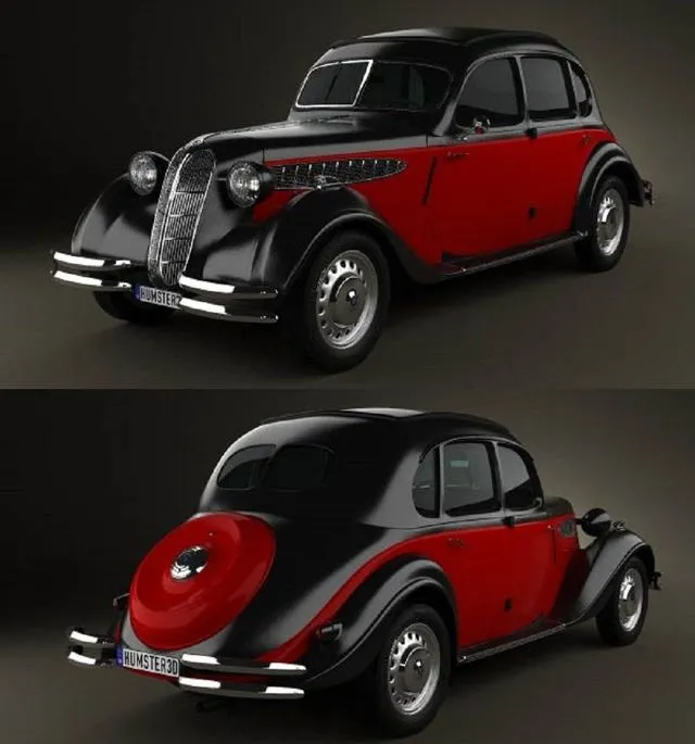 PBR Game 3D Models – BMW 326 1941