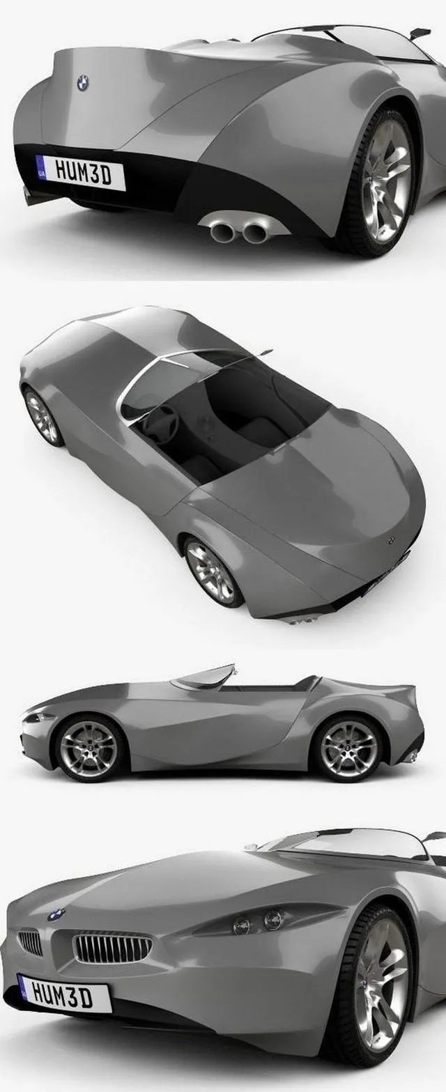 PBR Game 3D Models – BMW GINA Light Visionary Model 2008