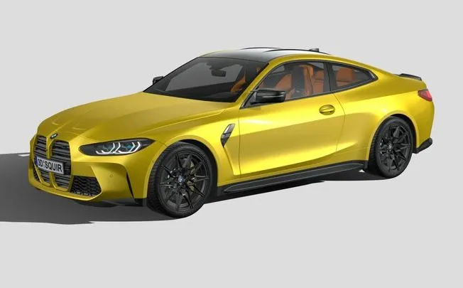 PBR Game 3D Models – BMW M4 G82 2021