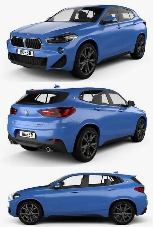 PBR Game 3D Models – BMW X2 M Sport 2018