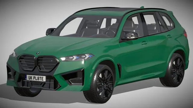 PBR Game 3D Models – BMW X5M Competition 2023