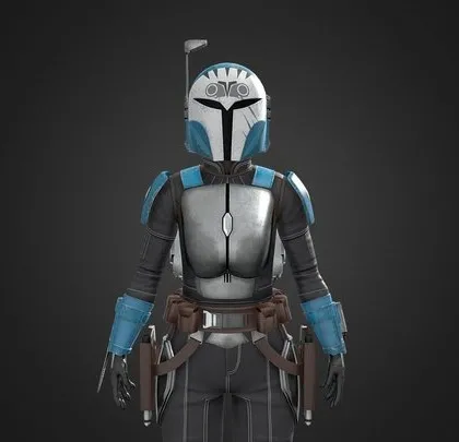 PBR Game 3D Models – Bo Katan Kryze